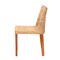 Bali & Pari Rowen Bohemian Light Honey Kubu Rattan and Mahogany Wood Dining Chair 245-13712-ZORO - alternate 3